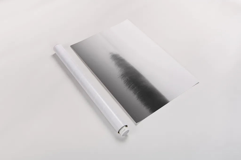 Clyde River by Laura Marshall. shown as a rolled paper print. Available as archival giclee rolled canvas, fine art paper, or poster print. SKU 64397i.