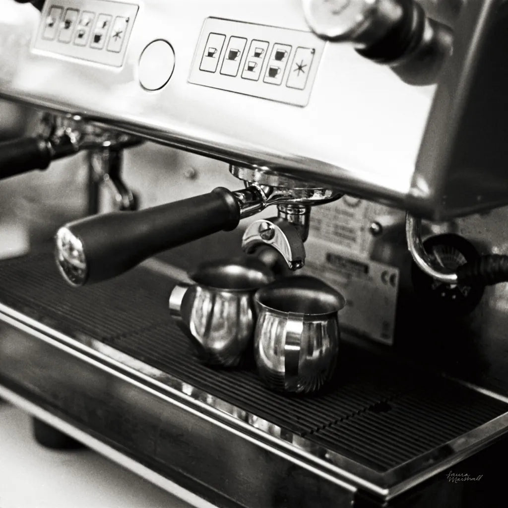 Coffeehouse I Crop by Laura Marshall. SKU 16597a. Archival Giclee Fine art print for wall decor.