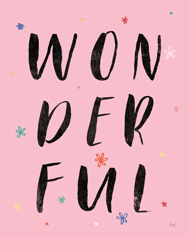 Colorful Bold Words I by Laura Marshall