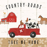Country Roads III by Laura Marshall. SKU 46823a. Archival Giclee Fine art print for wall decor.