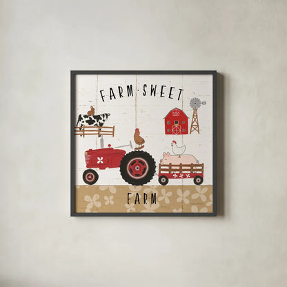 Country Roads V by Laura Marshall. Shown in a sleek black glass frame for a contemporary gallery look. Available as an archival giclee rolled canvas, fine art paper, or poster print. SKU 46825a.