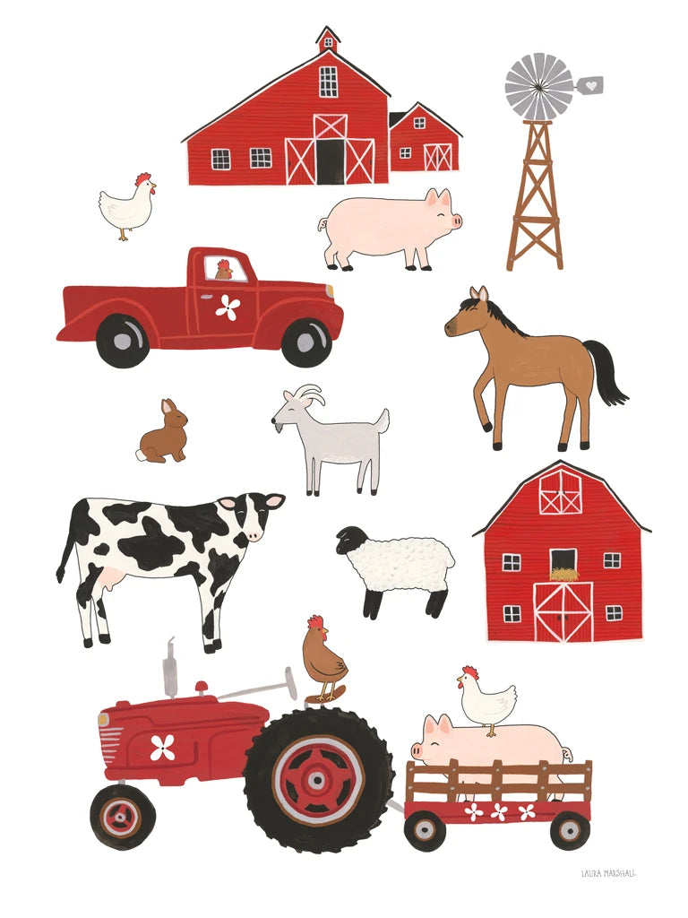 Country Roads VI by Laura Marshall