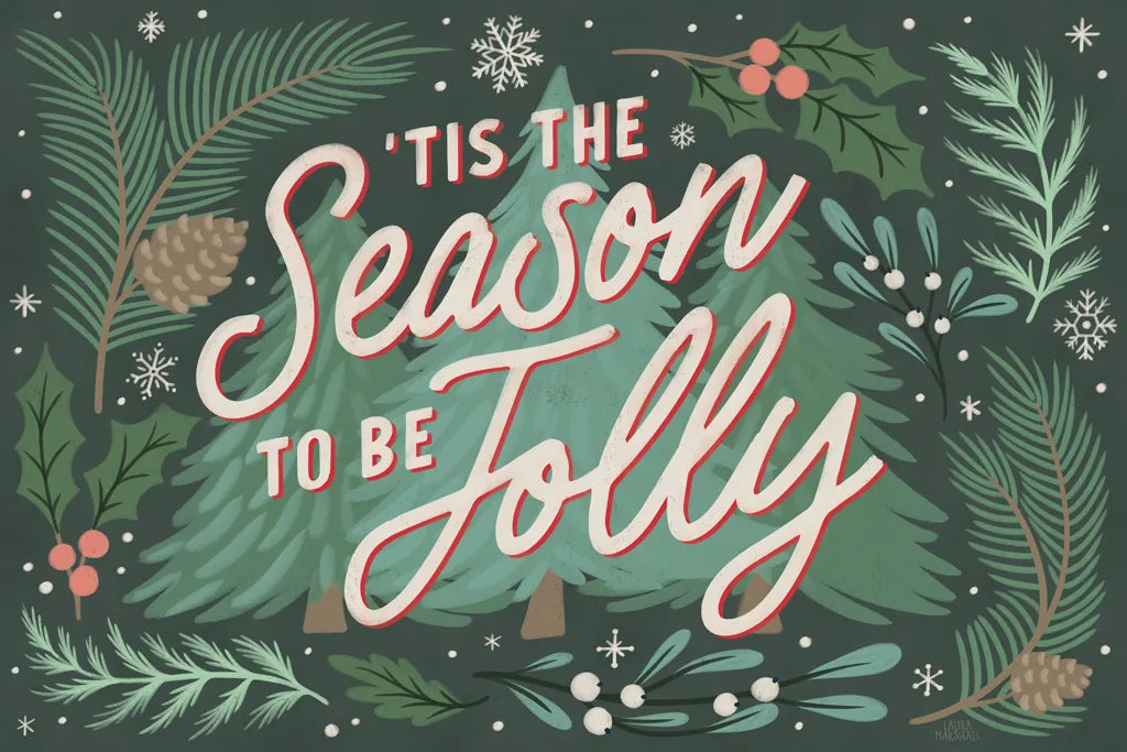 Cozy Christmas I by Laura Marshall. SKU 88766i. Archival Giclee Fine art print for wall decor.