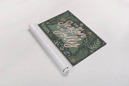 Cozy Christmas I by Laura Marshall. shown as a rolled paper print. Available as archival giclee rolled canvas, fine art paper, or poster print. SKU 88766i.