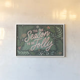 Cozy Christmas I by Laura Marshall. shown as a paper print in a white frame. Available as a archival giclee rolled canvas, fine art paper, or poster print. SKU 88766i.