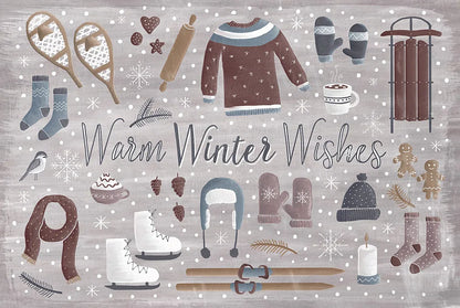 Cozy Winter III by Laura Marshall. SKU 30700i. Archival Giclee Fine art print for wall decor.