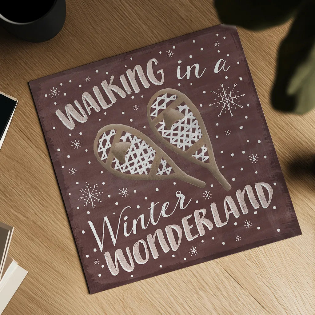 Cozy Winter VI by Laura Marshall. Shown as a detailed flat fine art print, highlighting archival giclee quality. Available as an archival giclee rolled canvas, fine art paper, or poster print. SKU 30703a.