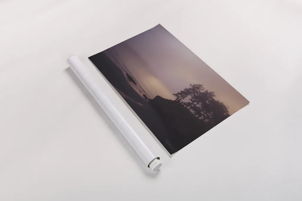 Crescent Bay II by Laura Marshall. shown as a rolled paper print. Available as archival giclee rolled canvas, fine art paper, or poster print. SKU 42968i.