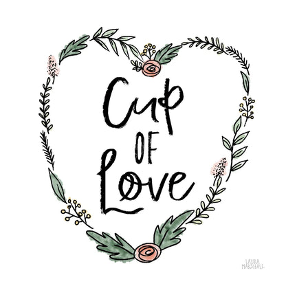 Cup of Love by Laura Marshall. SKU 55538a. Archival Giclee Fine art print for wall decor.