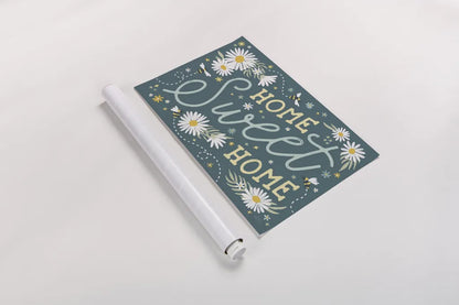 Daisy Garden I by Laura Marshall. shown as a rolled paper print. Available as archival giclee rolled canvas, fine art paper, or poster print. SKU 80453i.