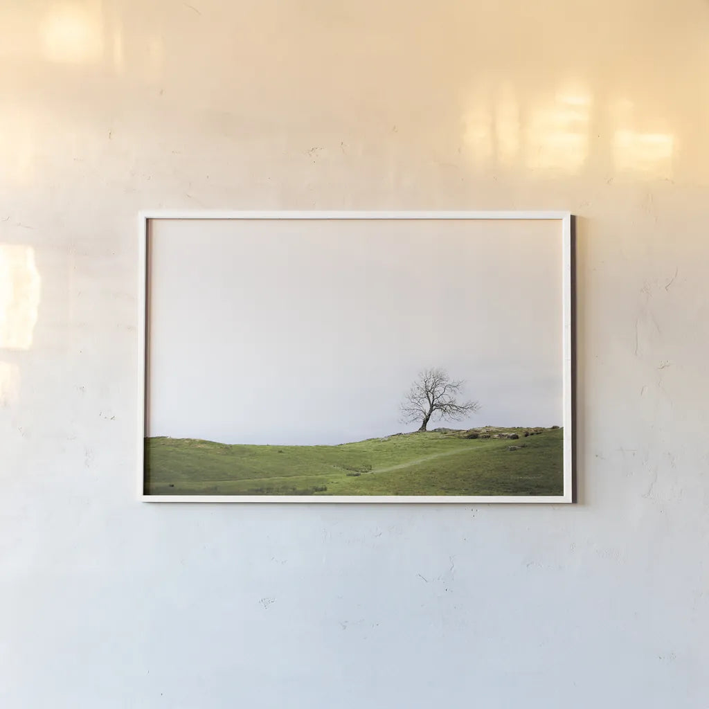 Dales Way I by Laura Marshall. shown as a paper print in a white frame. Available as a archival giclee rolled canvas, fine art paper, or poster print. SKU 63263i.