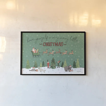 December 25th II by Laura Marshall. shown as a paper print in a black flame. Available as a archival giclee rolled canvas, fine art paper, or poster print. SKU 52122i.