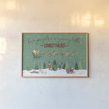 December 25th II by Laura Marshall. shown as a paper print in a natural frame. Available as a archival giclee rolled canvas, fine art paper, or poster print. SKU 52122i.
