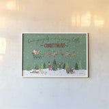 December 25th II by Laura Marshall. shown as a paper print in a white frame. Available as a archival giclee rolled canvas, fine art paper, or poster print. SKU 52122i.