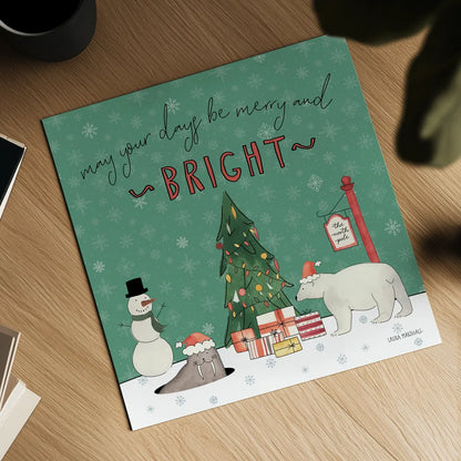 December 25th IV by Laura Marshall. Shown as a detailed flat fine art print, highlighting archival giclee quality. Available as an archival giclee rolled canvas, fine art paper, or poster print. SKU 52124a.