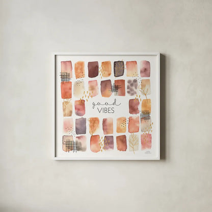 Desert Blooms VI by Laura Marshall. Shown in a crisp white glass frame for a clean and minimalist style. Available as an archival giclee rolled canvas, fine art paper, or poster print. SKU 64847a.