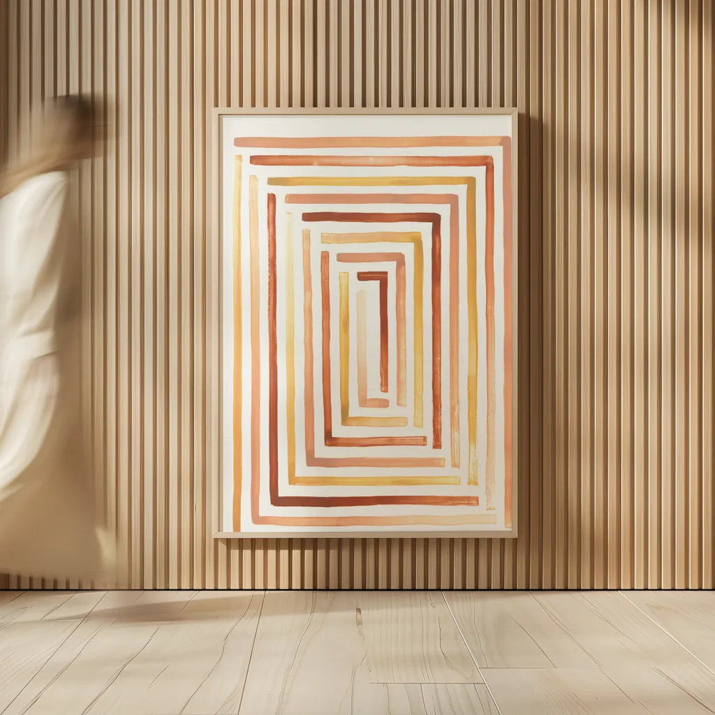 Desert Sunset II SP by Laura Marshall. shown as over sized large wall art. Available as an archival giclee rolled canvas, fine art paper, or poster print. SKU 76896h.