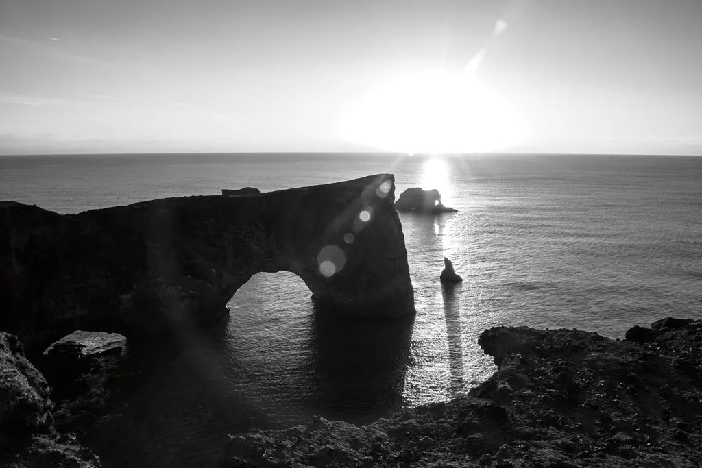 Dyrholaey by Laura Marshall. SKU 64398i. Archival Giclee Fine art print for wall decor.