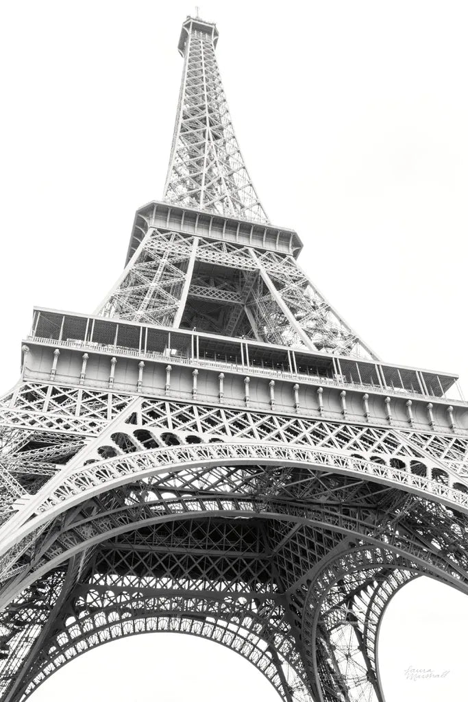 Eiffel up Close by Laura Marshall. SKU 25888h. Archival Giclee Fine art print for wall decor.