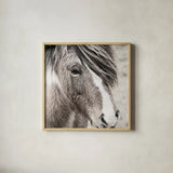 Elska III BW by Laura Marshall. Shown in a natural wood glass frame for a timeless modern aesthetic. Available as an archival giclee rolled canvas, fine art paper, or poster print. SKU 49819a.