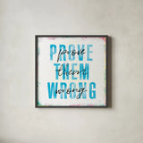 Empowerment IV by Laura Marshall. Shown in a sleek black glass frame for a contemporary gallery look. Available as an archival giclee rolled canvas, fine art paper, or poster print. SKU 46921a.