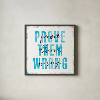 Empowerment IV by Laura Marshall. Shown in a sleek black glass frame for a contemporary gallery look. Available as an archival giclee rolled canvas, fine art paper, or poster print. SKU 46921a.