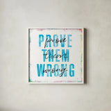 Empowerment IV by Laura Marshall. Shown in a crisp white glass frame for a clean and minimalist style. Available as an archival giclee rolled canvas, fine art paper, or poster print. SKU 46921a.