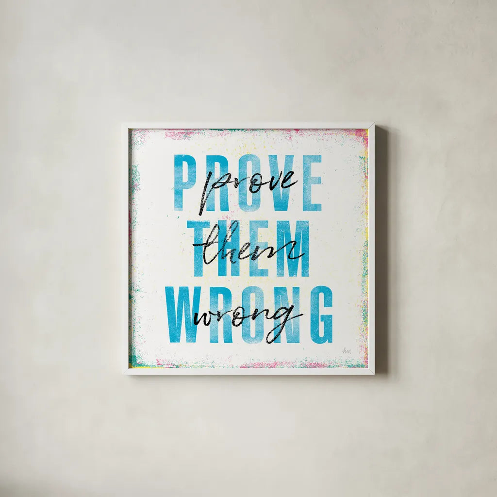 Empowerment IV by Laura Marshall. Shown in a crisp white glass frame for a clean and minimalist style. Available as an archival giclee rolled canvas, fine art paper, or poster print. SKU 46921a.