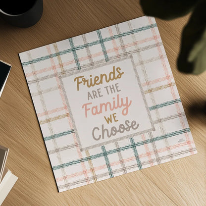 Festive Friendsgiving V by Laura Marshall. Shown as a detailed flat fine art print, highlighting archival giclee quality. Available as an archival giclee rolled canvas, fine art paper, or poster print. SKU 80543a.