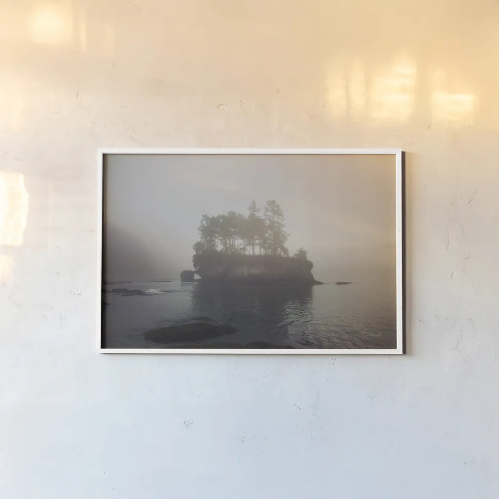 First Light by Laura Marshall. shown as a paper print in a white frame. Available as a archival giclee rolled canvas, fine art paper, or poster print. SKU 42969i.