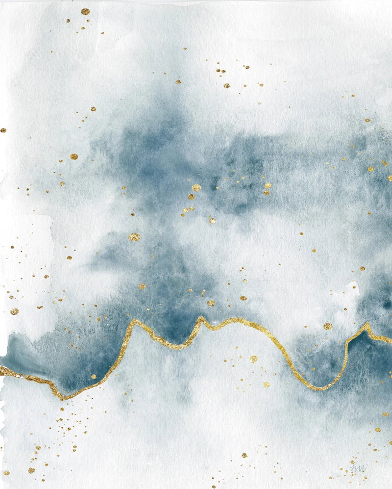 Flow with Gold II by Laura Marshall