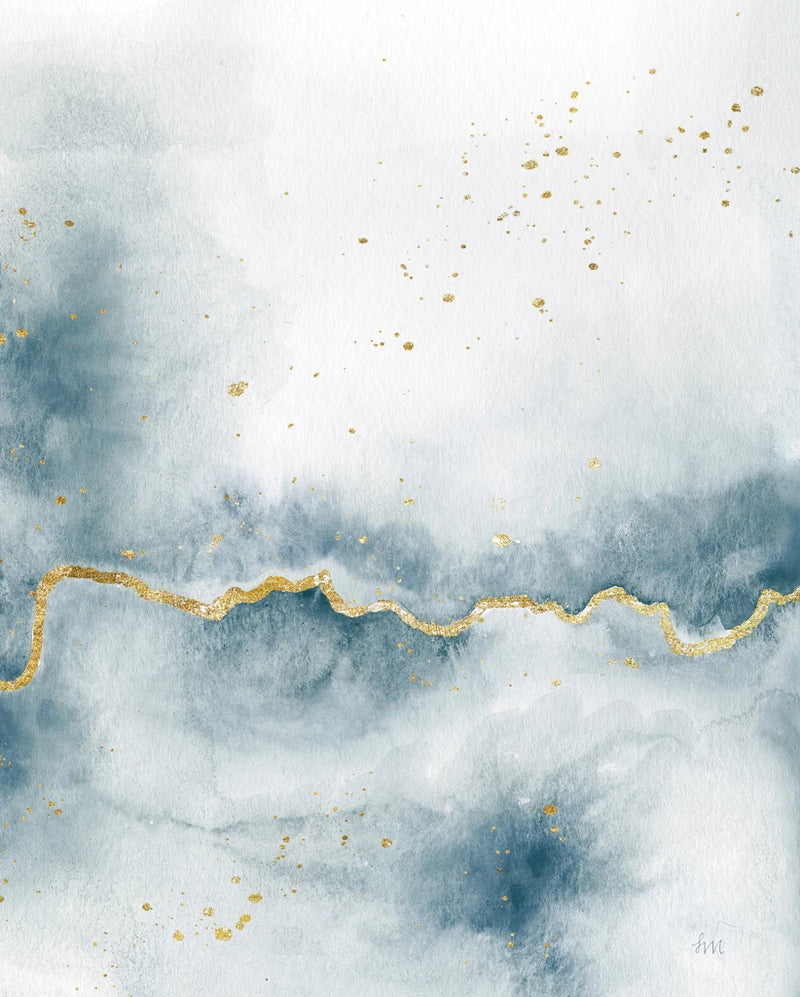 Flow with Gold III by Laura Marshall