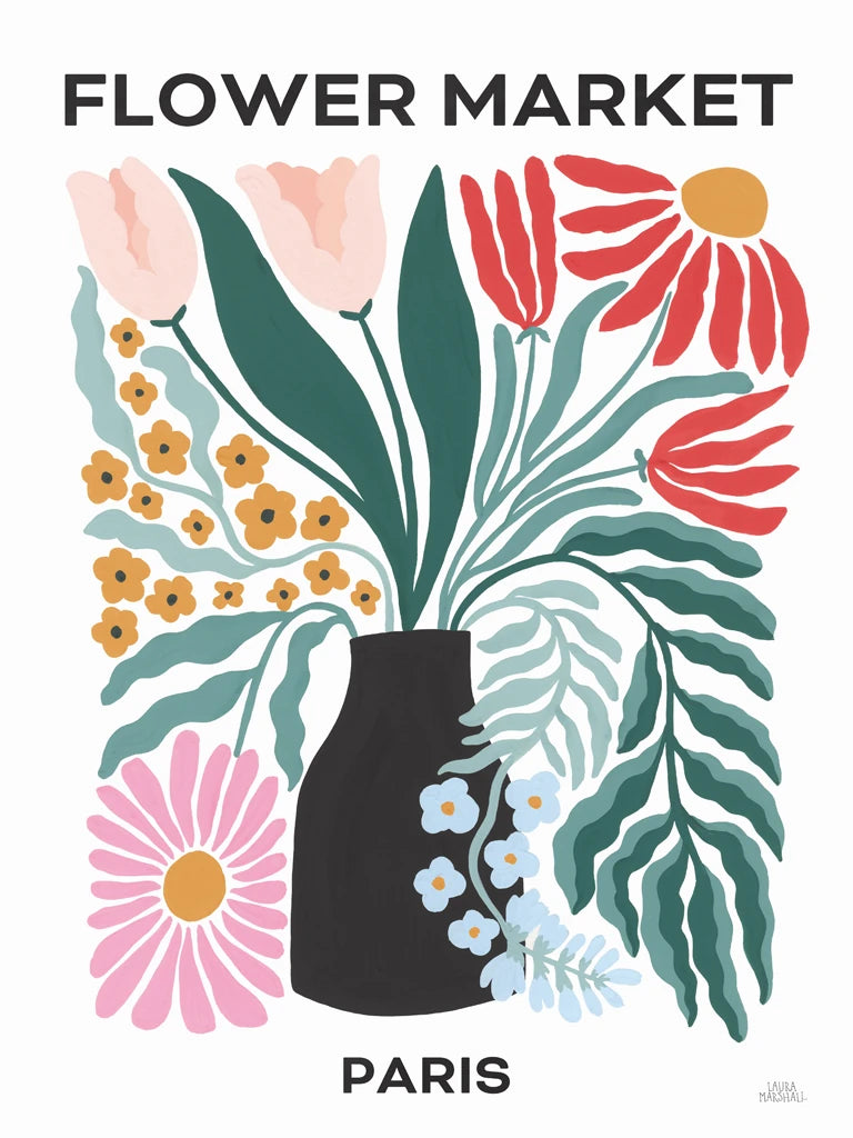 Flower Market II by Laura Marshall