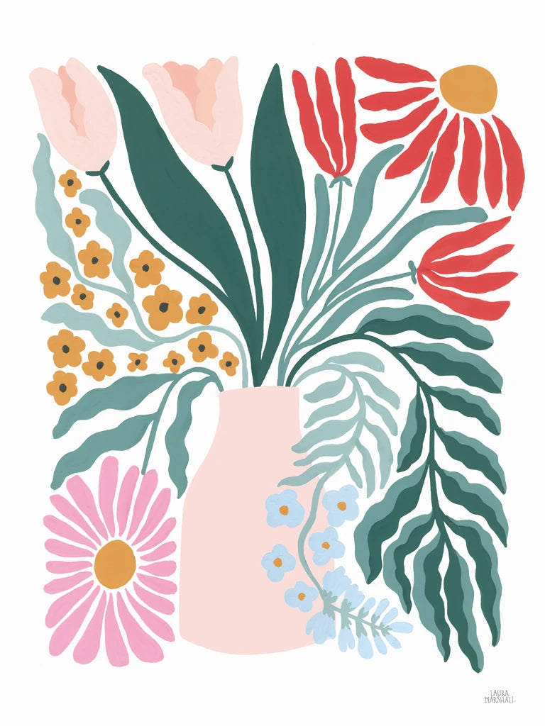 Flower Market II v2 by Laura Marshall