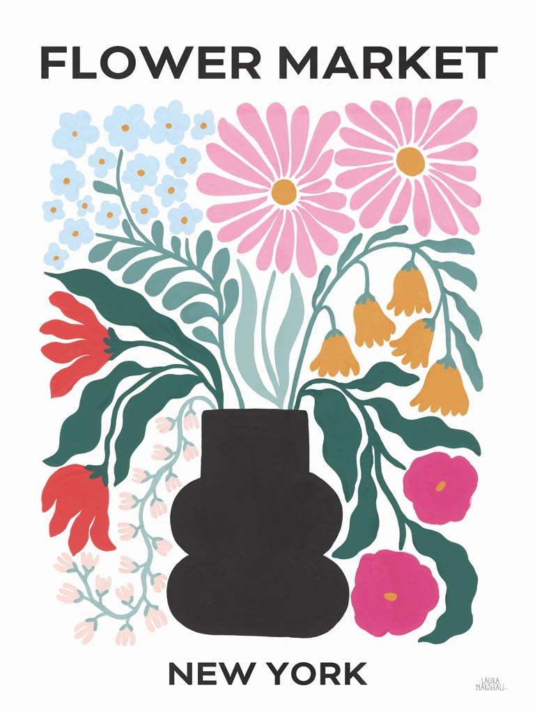 Flower Market III by Laura Marshall