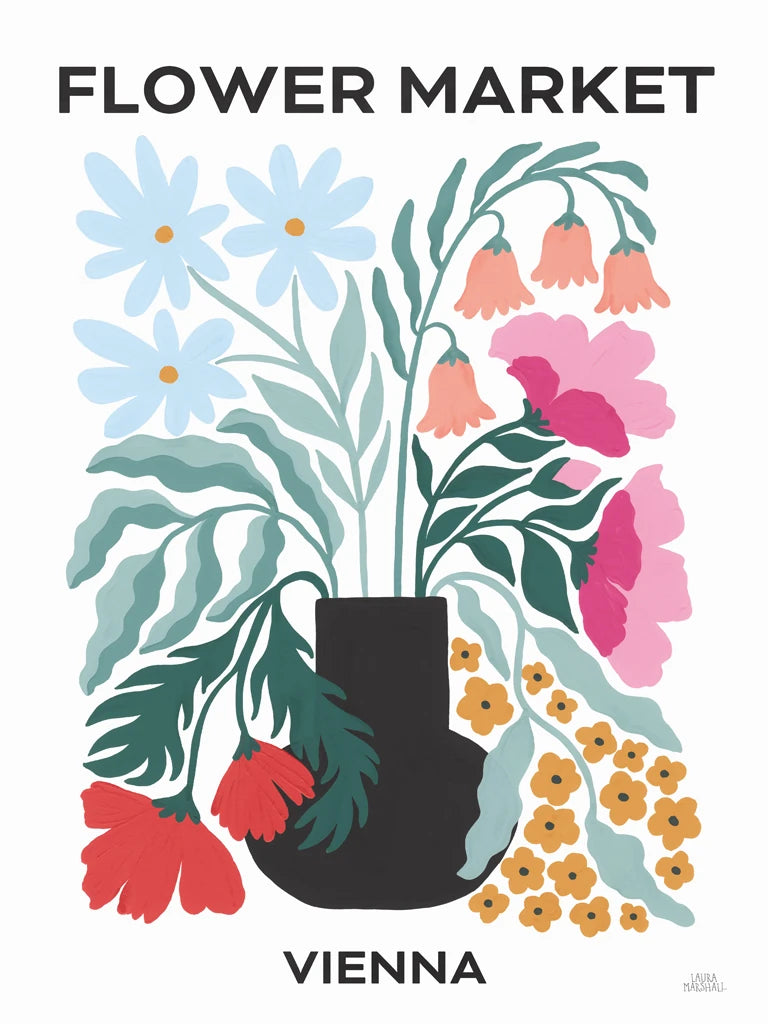 Flower Market IV by Laura Marshall