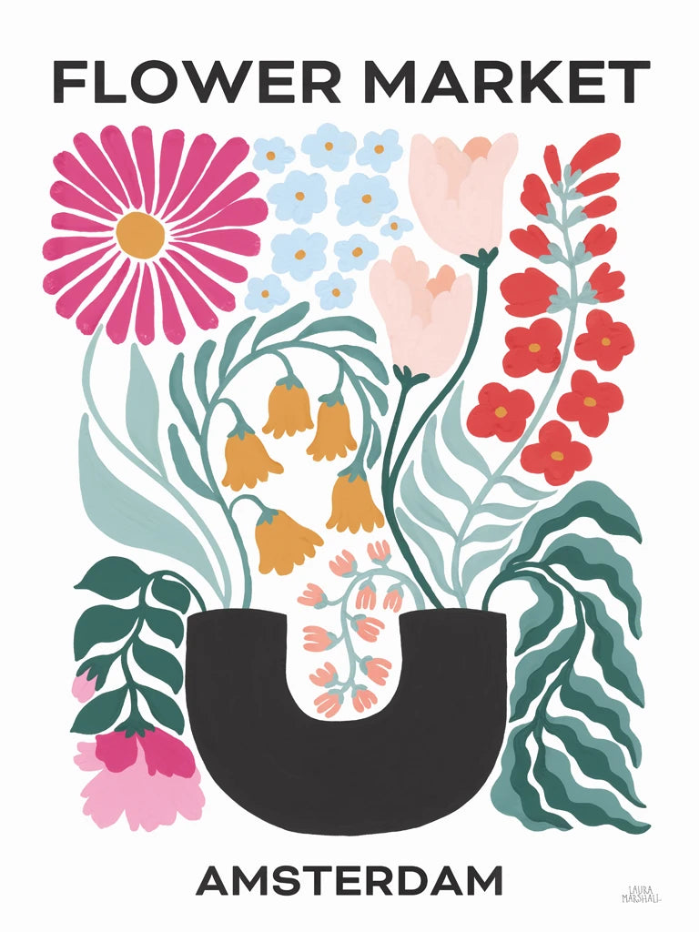 Flower Market V by Laura Marshall