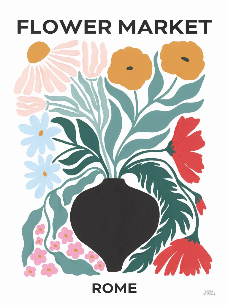 Flower Market VI by Laura Marshall