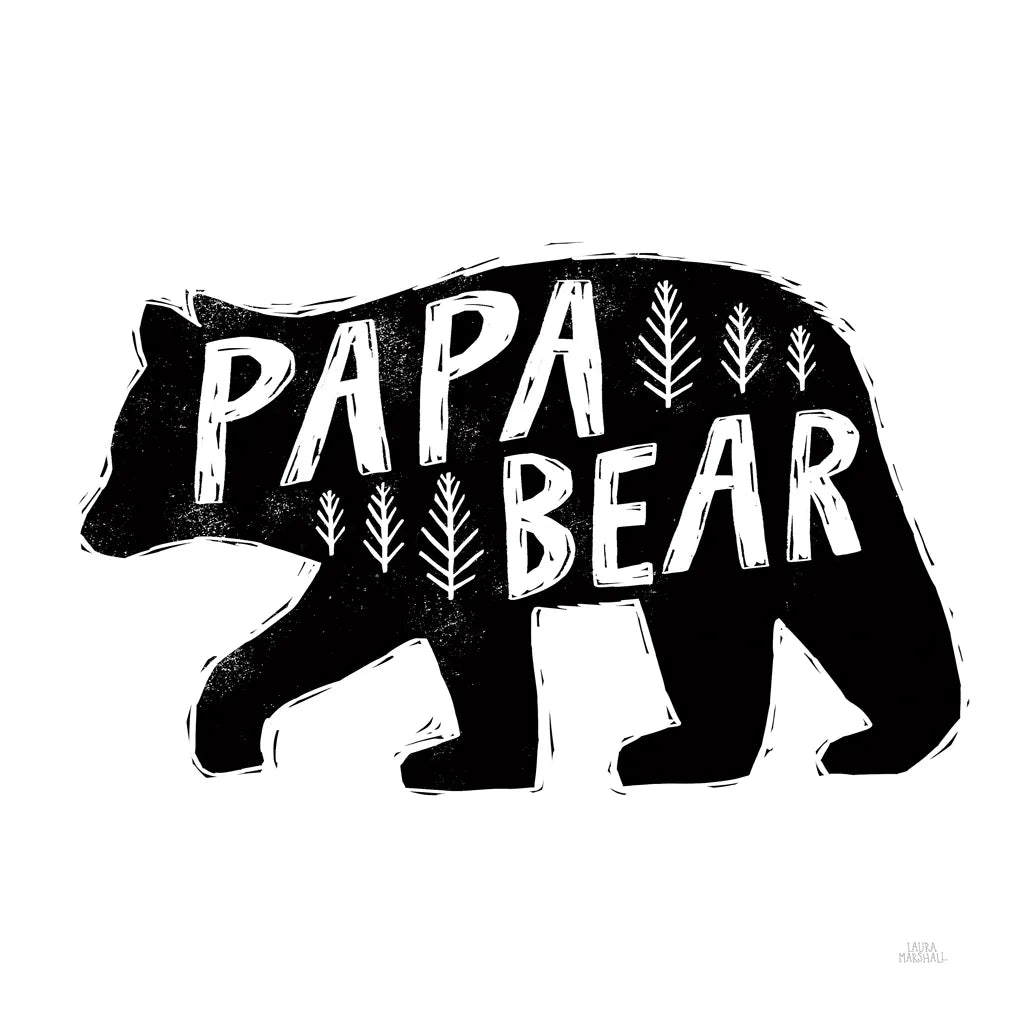 Forest Family II by Laura Marshall. SKU 68048a. Archival Giclee Fine art print for wall decor.