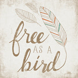 Free as a Bird Beige by Laura Marshall. SKU 35061a. Archival Giclee Fine art print for wall decor.