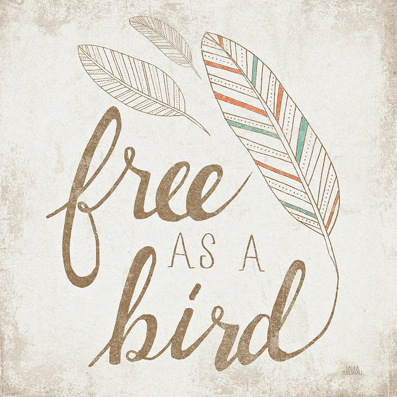 Free as a Bird Beige by Laura Marshall. SKU 35061a. Archival Giclee Fine art print for wall decor.