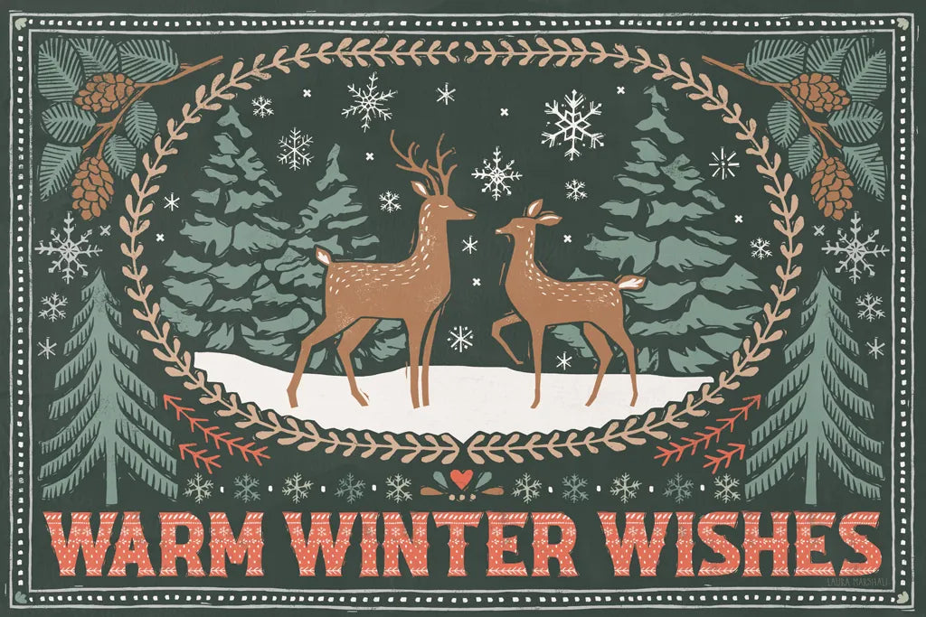 Frosty Forest I by Laura Marshall. SKU 87870i. Archival Giclee Fine art print for wall decor.