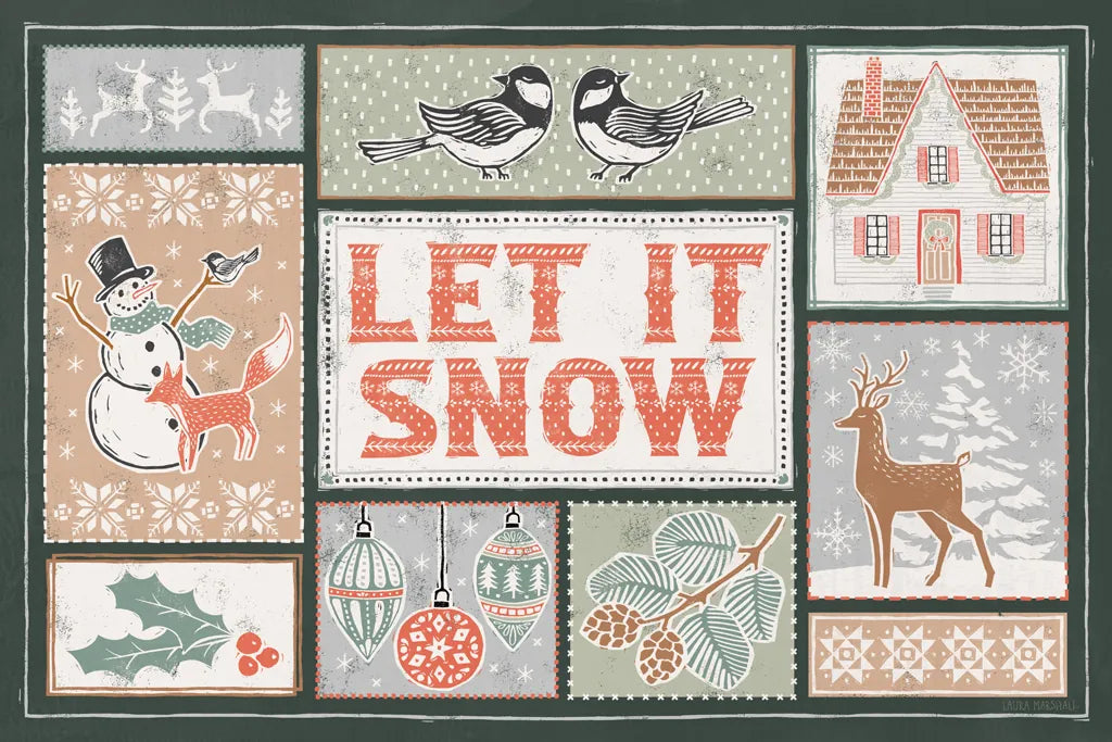 Frosty Forest VII by Laura Marshall. SKU 87876i. Archival Giclee Fine art print for wall decor.