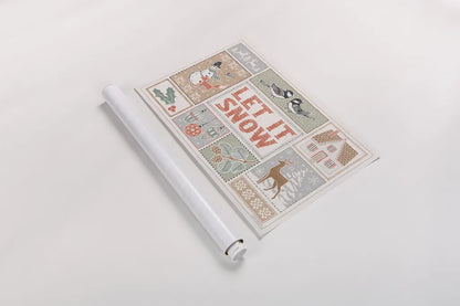 Frosty Forest VII White by Laura Marshall. shown as a rolled paper print. Available as archival giclee rolled canvas, fine art paper, or poster print. SKU 87885i.