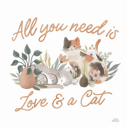 Garden Friends IV by Laura Marshall. SKU 89532a. Archival Giclee Fine art print for wall decor.