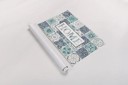 Garden Getaway Home by Laura Marshall. shown as a rolled paper print. Available as archival giclee rolled canvas, fine art paper, or poster print. SKU 34481i.