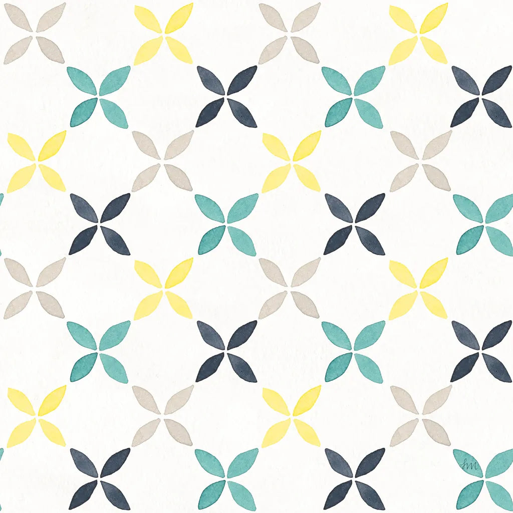 Garden Getaway Pattern IIA by Laura Marshall. SKU 35723a. Archival Giclee Fine art print for wall decor.