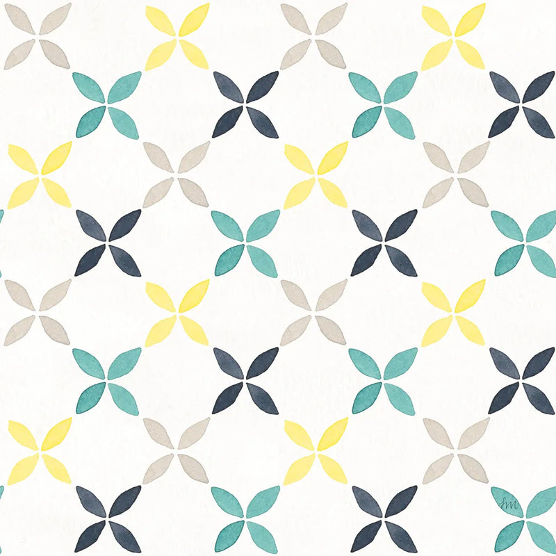 Garden Getaway Pattern IIA by Laura Marshall. SKU 35723a. Archival Giclee Fine art print for wall decor.