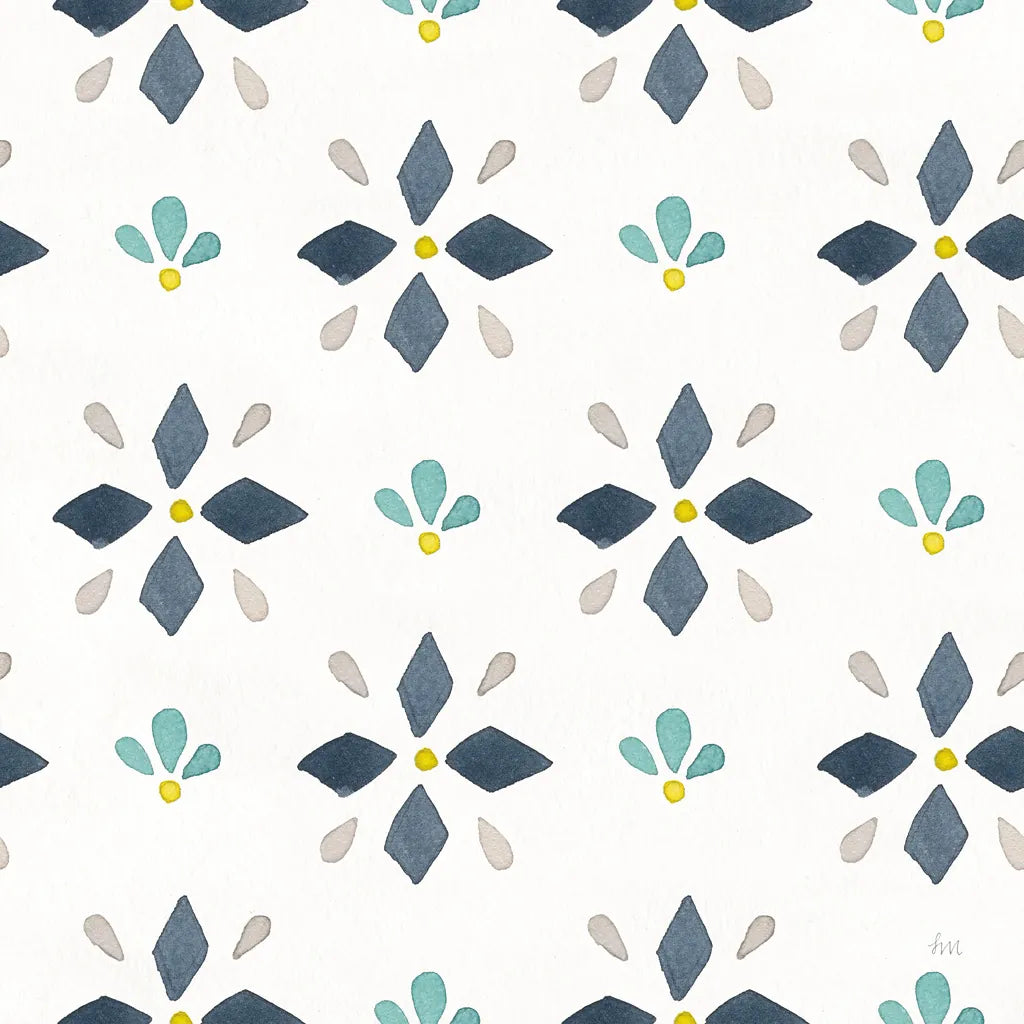 Garden Getaway Pattern VA by Laura Marshall. SKU 35725a. Archival Giclee Fine art print for wall decor.