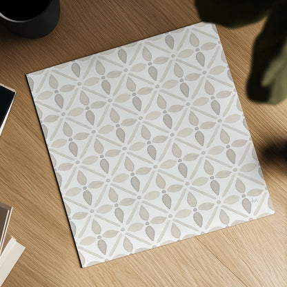 Garden Getaway Pattern XIIB by Laura Marshall. Shown as a detailed flat fine art print, highlighting archival giclee quality. Available as an archival giclee rolled canvas, fine art paper, or poster print. SKU 35730a.